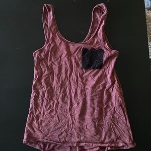 Maroon tank top